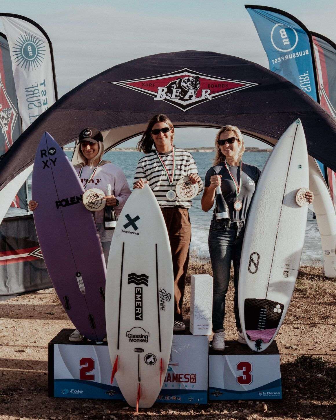 Podio assoluti surf donne 2023