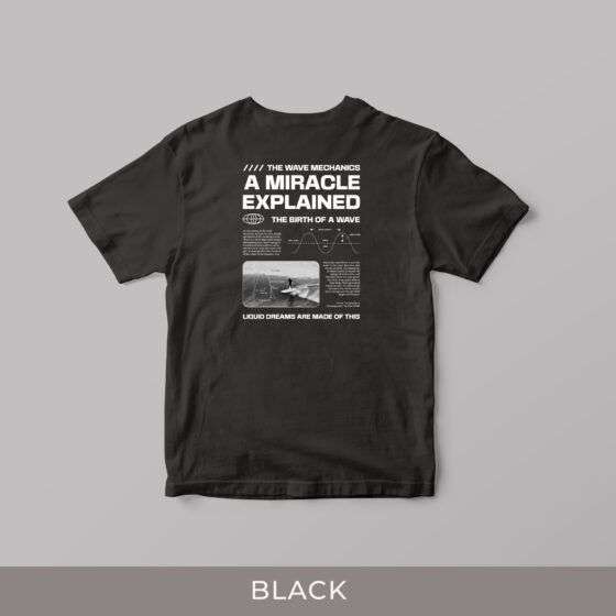 The birth of a wave - black